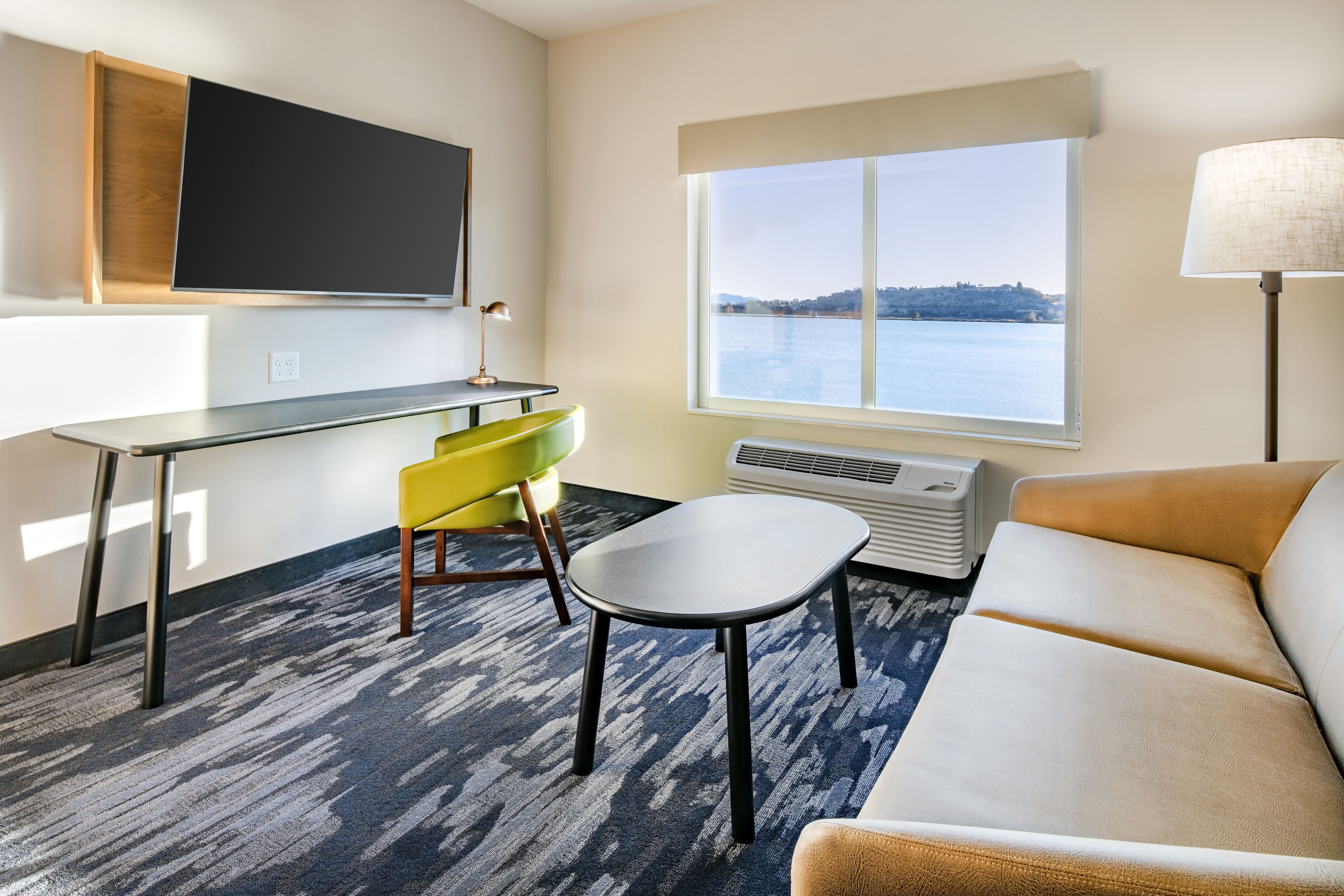 desk, blackout curtains, iron/ironing board, free wifi