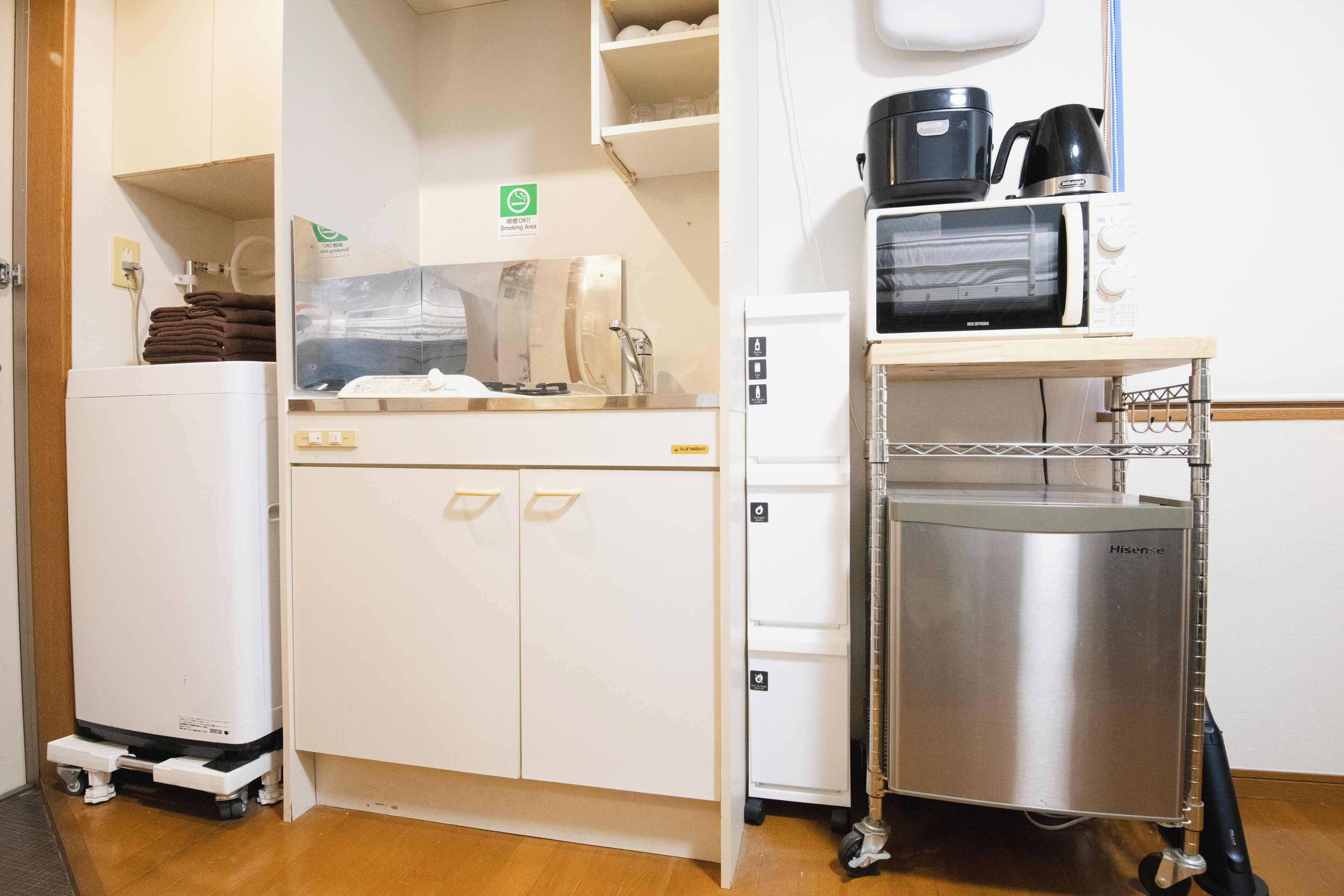 冷蔵庫、電気ポット