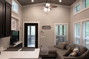 Télévision, cheminée