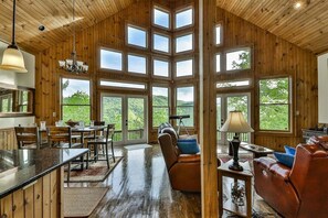 TV, fireplace, DVD player