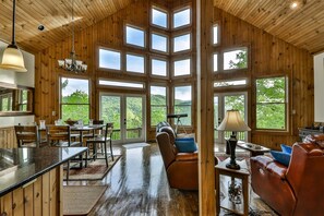 Fireplace, DVD player