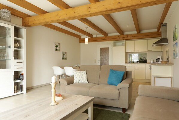 TV - Far-sightedness - Perfect for two - Spacious and with terrace (favorite apartment 2) (Wiek)