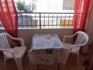 Outdoor dining - Apartment in Playa del Tamarit within urbanization with pool  (Santa Pola)