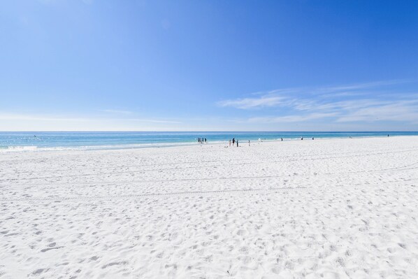 Accommodatie ligt op het strand