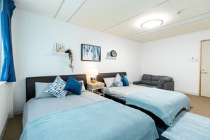 3 bedrooms, desk, free WiFi, bed sheets