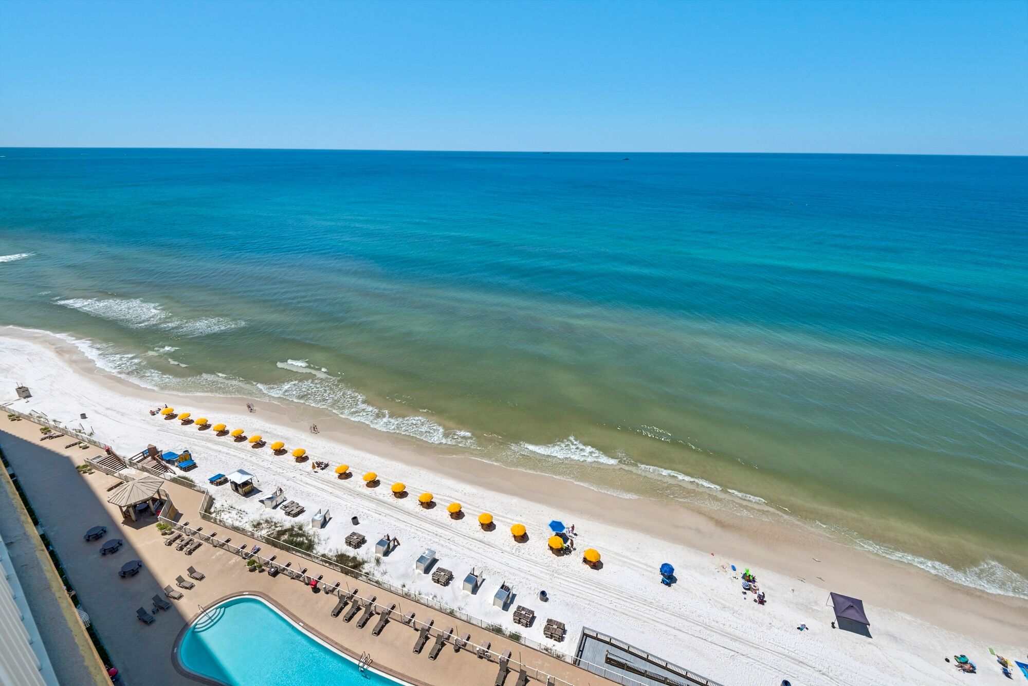 Accommodatie ligt op het strand