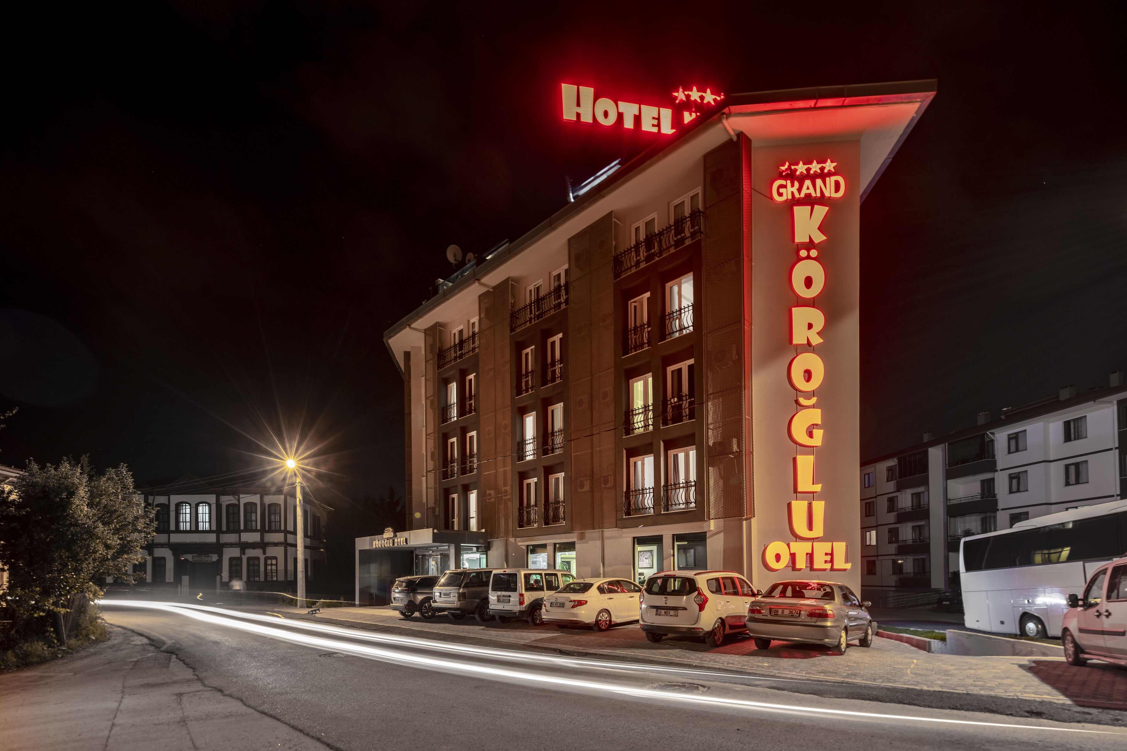 front of property – evening/night