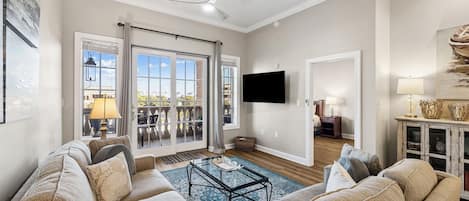 Flat-screen TV, offices