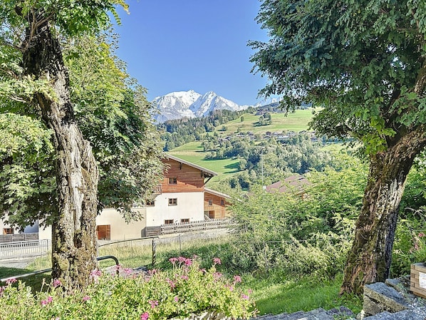 Property grounds - Charming Central Apartment with Garden Access in Combloux (Combloux)