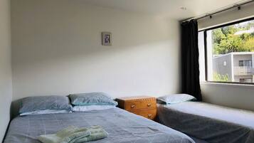 2 bedrooms, iron/ironing board, free WiFi, bed sheets