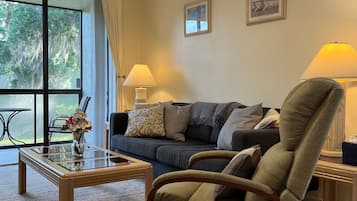 TV, table tennis, stereo