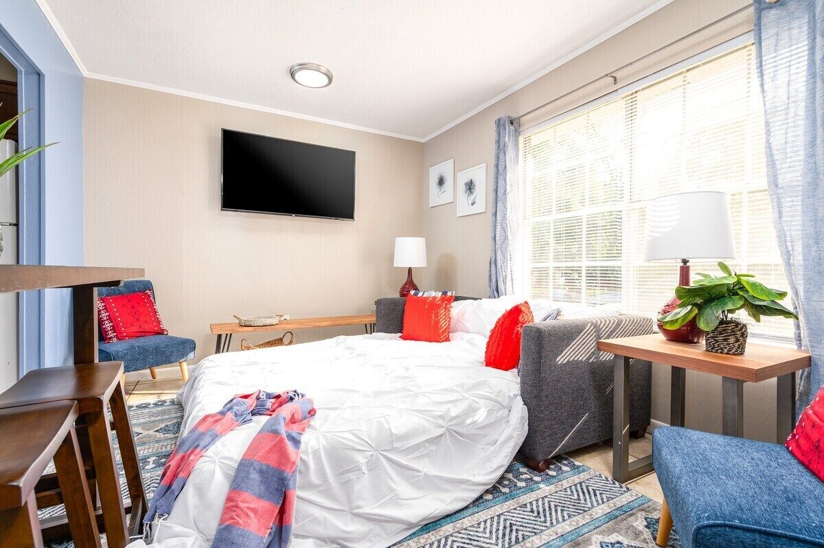 1 chambre, rideaux occultants, Internet