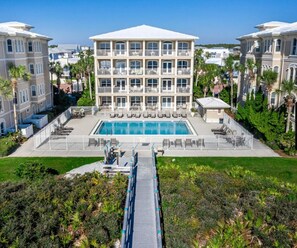 Udendørs pool, opvarmet pool