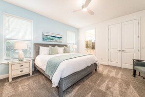 6 bedrooms, iron/ironing board, travel cot, WiFi
