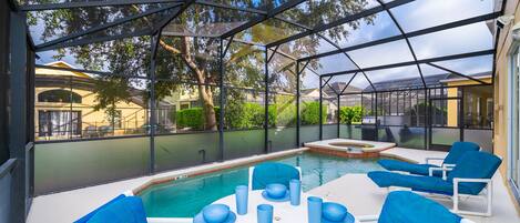 Indoor pool, outdoor pool