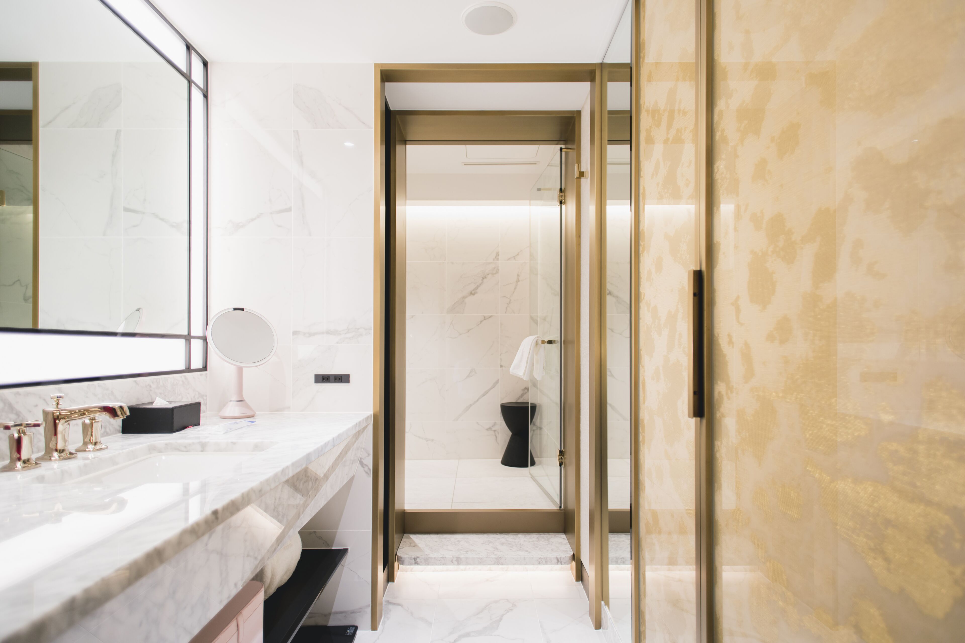 free toiletries, hair dryer, bathrobes, slippers