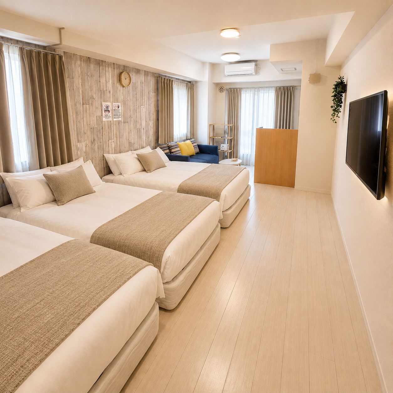經濟客房, 非吸煙房 (Nakano 402, Up to 6 Guests, 1 Room) | 熨斗/熨衣板、免費無線上網、床單
