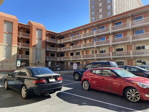 Blick von der Unterkunft