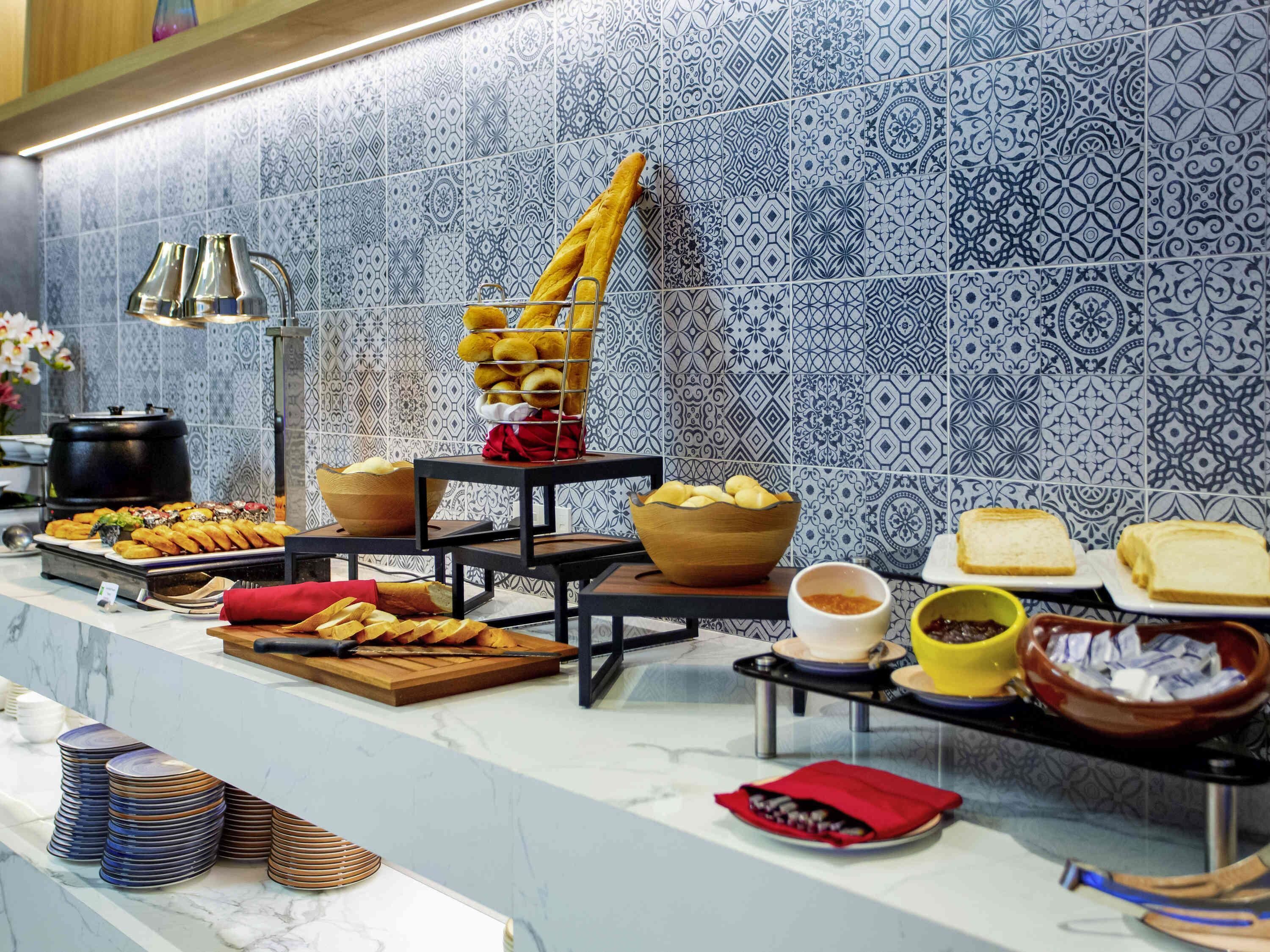 buffet breakfast for a fee