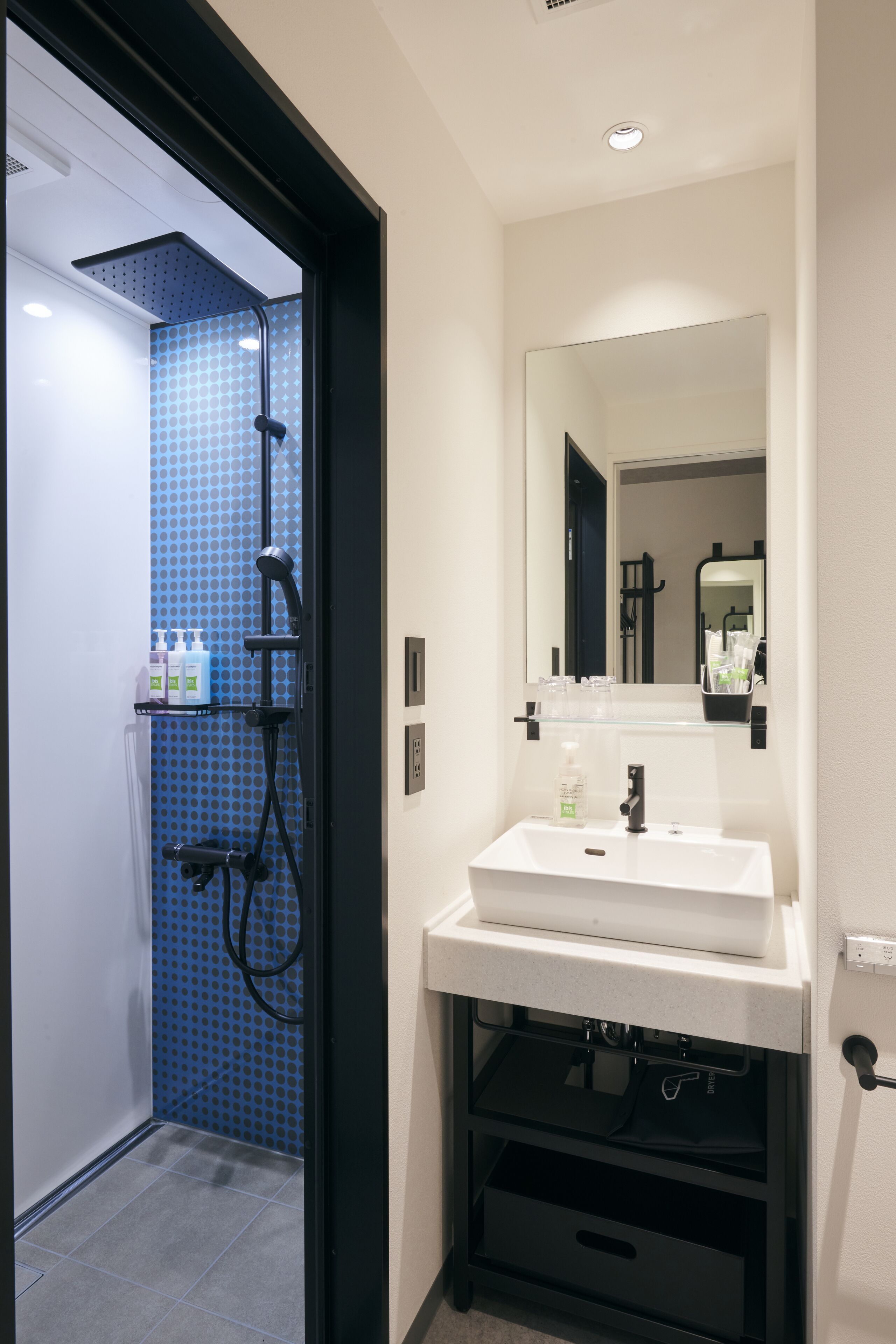 standard room, 1 double bed, non smoking | bathroom | shower, rainfall showerhead, eco-friendly toiletries, hair dryer