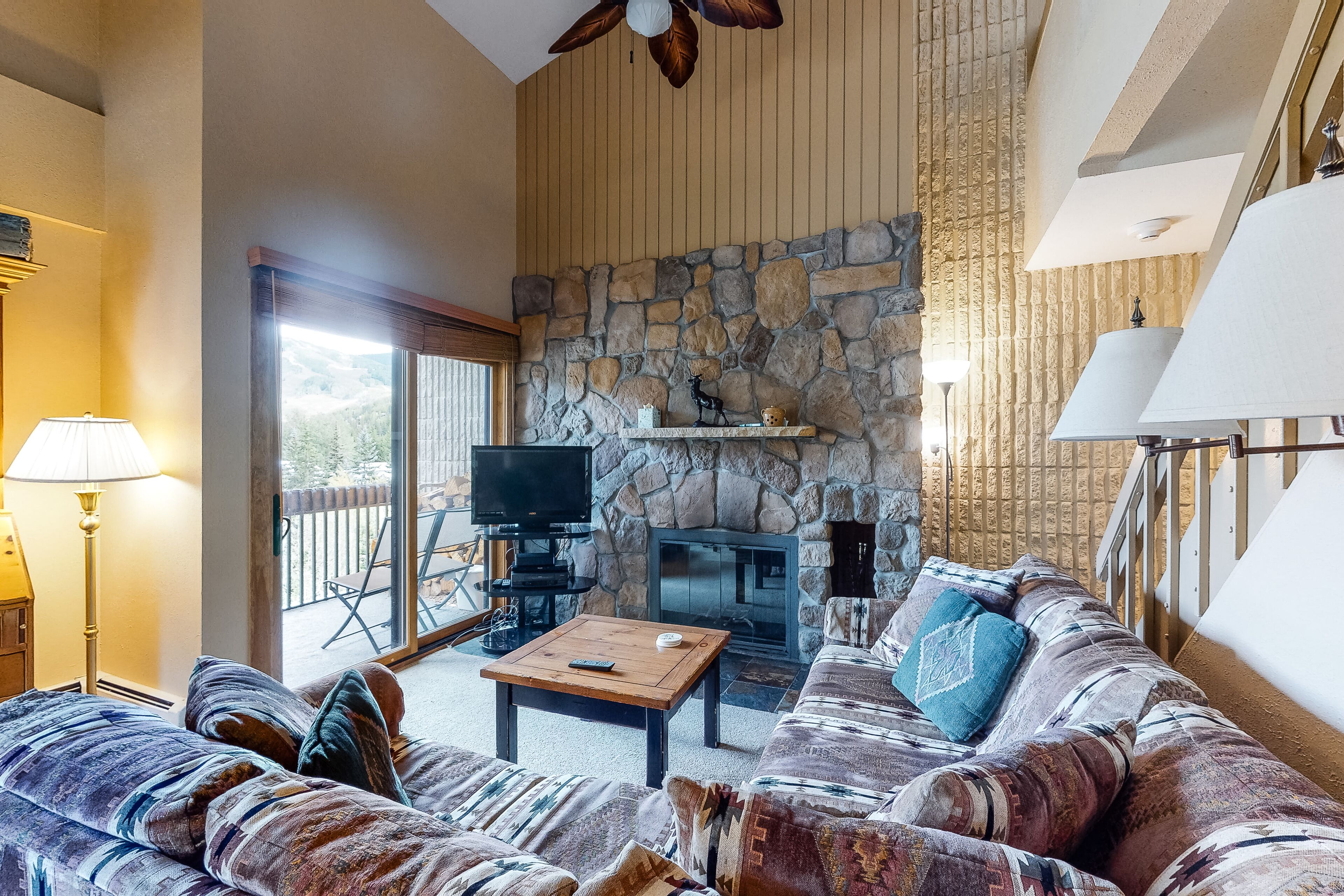 Ski-In/Ski-Out, Family-Friendly Condo w/ Fireplace, Balconies, & Shared Hot Tub