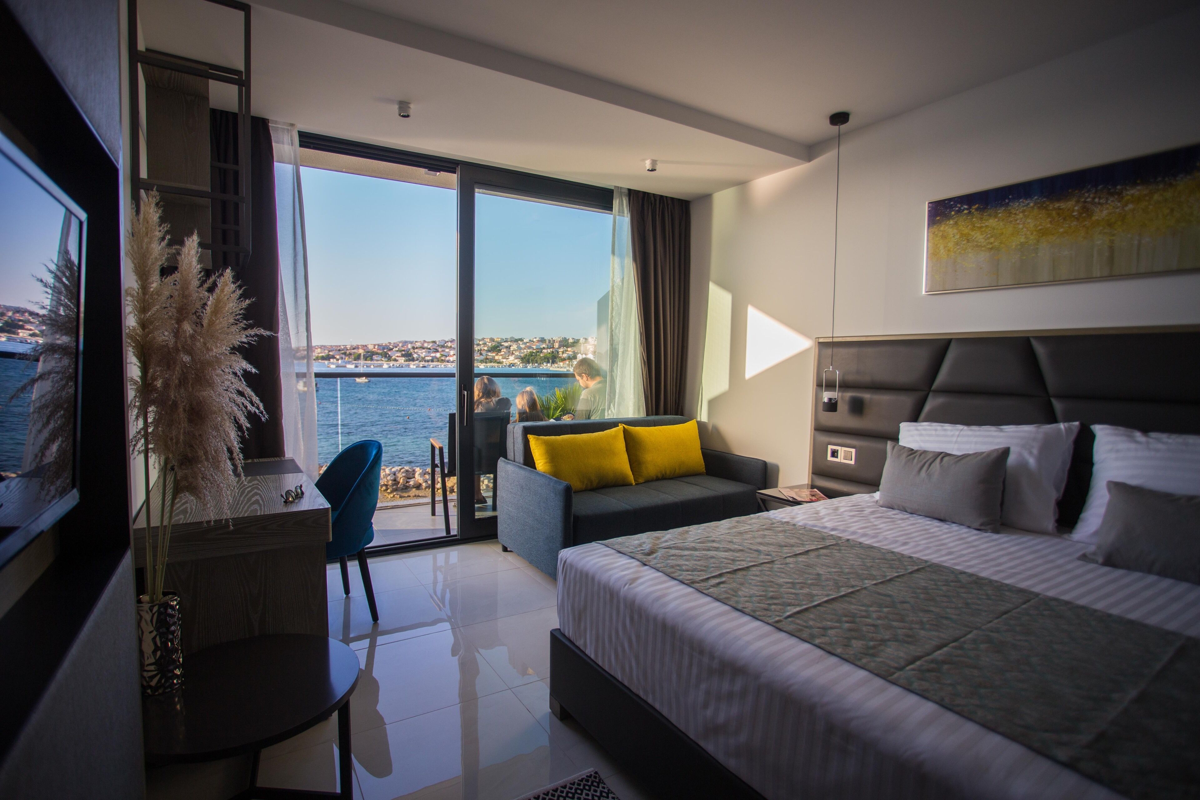 deluxe room, balcony, sea view | view from room