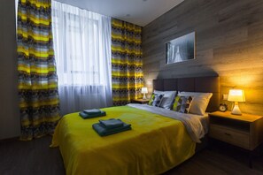 Business-Studio | Hochwertige Bettwaren, Verdunkelungsvorhänge, schallisolierte Zimmer