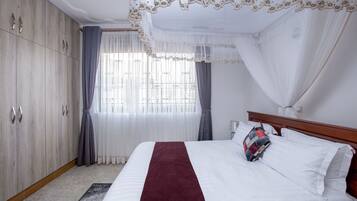 1 chambre, bureau, Wi-Fi, draps fournis
