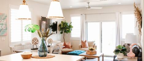 TV, video games, DVD player, table tennis