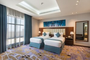 Egyptian cotton sheets, premium bedding, minibar, desk - Art View Hotel - Riyadh Convention & Exhibition Center (Riyadh)