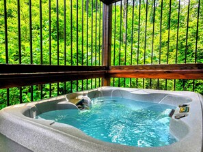 Idromassaggio all'aperto