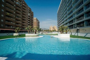 Outdoor pool - Brand new built luxury apartment  (Orpesa)