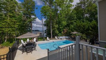 Una piscina climatizada