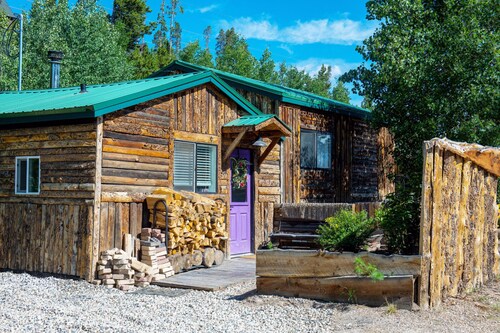 Family Vacation in Violet Sky Pilot Cabin at Wild Acre Cabins