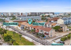 Exterior - Beach, Please a cozy townhome in Fort Walton Beach. Free Activities Included! (Okaloosa Island)
