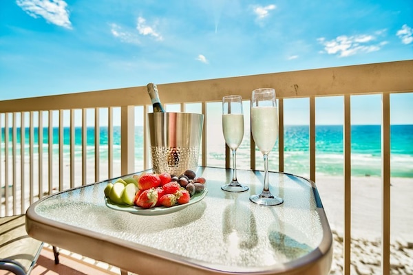 Relax & Enjoy... Gorgeous gulf view for miles, right from your own balcony