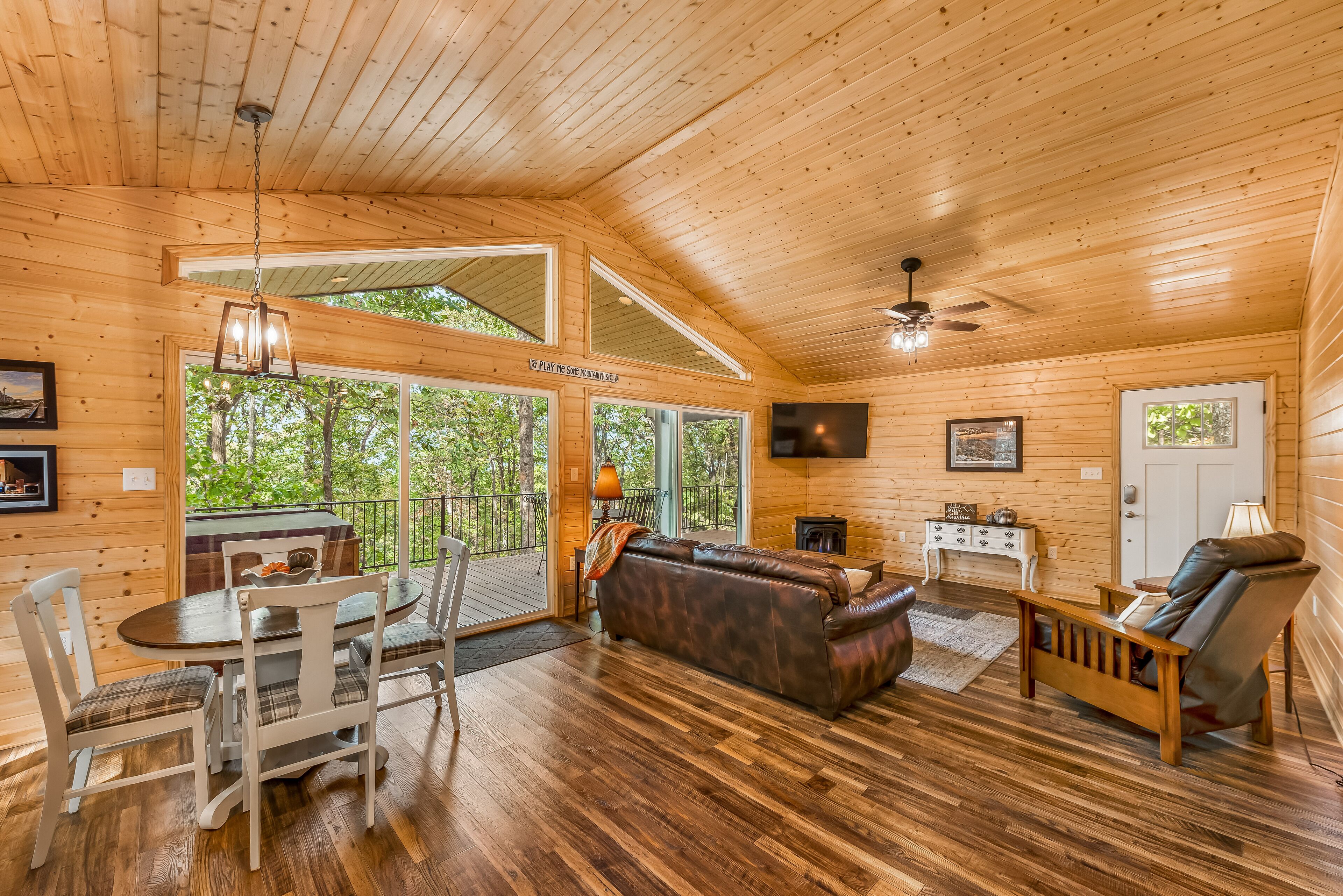 Bud’s Place.  Romantic getaway.  Hot tub