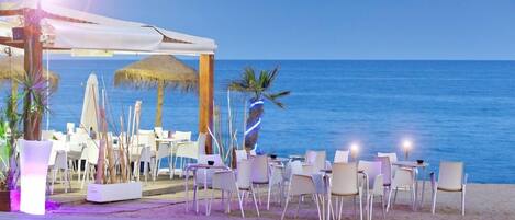 Área externa para banquete