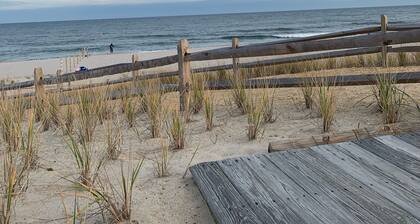Gorgeous beach house with large pool, private beach, & deck just 3 blocks away!