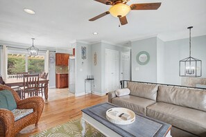 Smart TV, fireplace, foosball, books - 6BR Beach Oasis & Poolside Getaway w/ Game Room & Private Beach access in PPB (Point Pleasant Beach)
