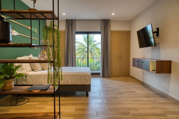 1 habitación, tabla de planchar con plancha, wifi y ropa de cama
