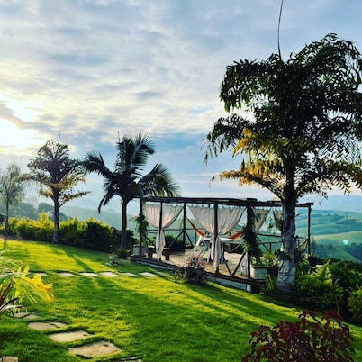 Sítio 3Ipes Chalet in the Mountains of Minas with exclusive waterfalls