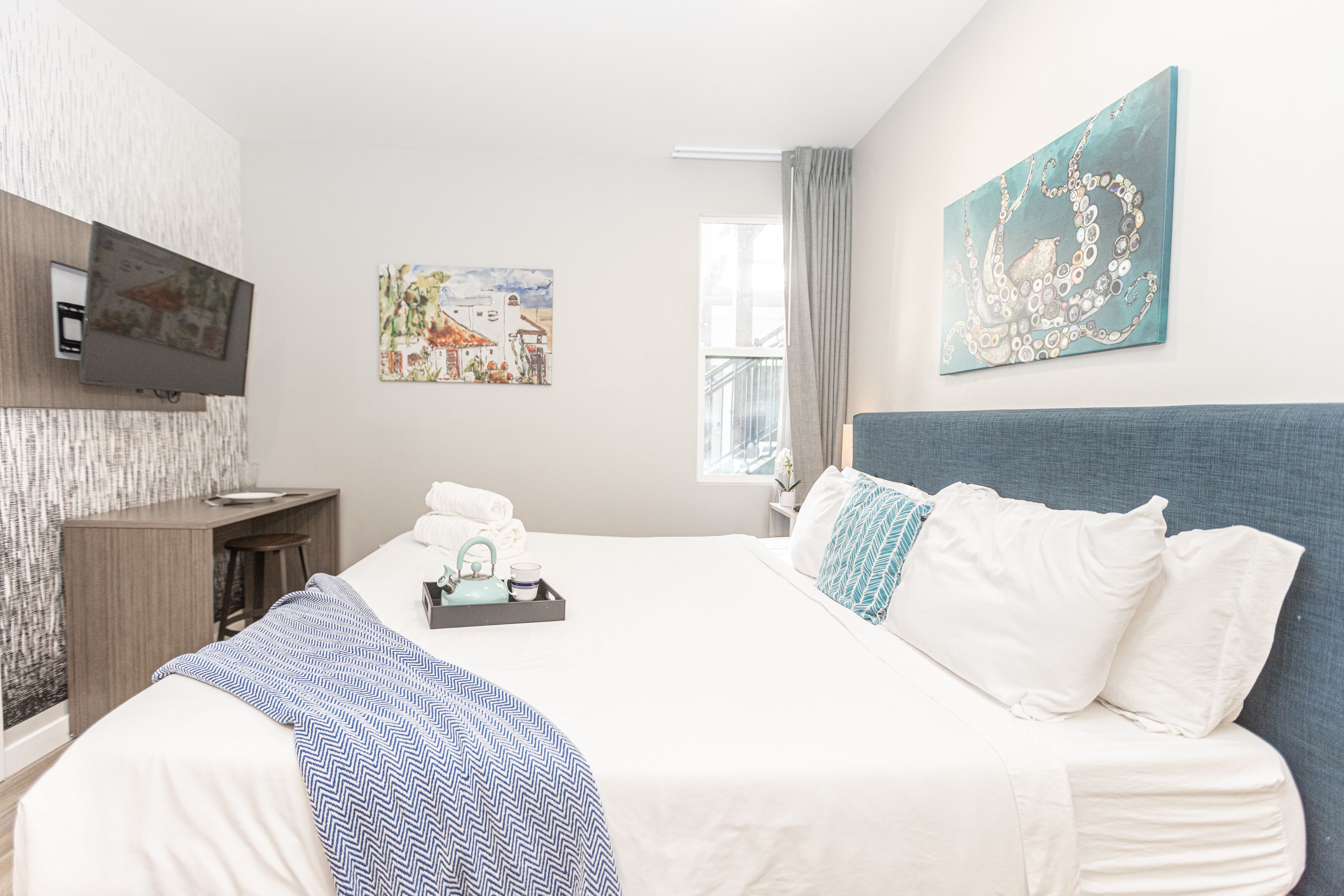 Comfy King Bed Studio 💎 WiFi+Parking+Walk to All