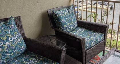 Ask about last minute discounts. 3 BR condo with dedicated boat slip & pool!