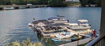Ask about last minute discounts. 3 BR condo with dedicated boat slip & pool!