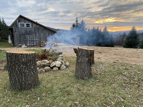 Colorful Farmhouse just minutes from East Burke, Kingdom Trails and Burke Mtn