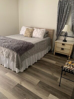 2 dormitorios, tabla de planchar con plancha, wifi y ropa de cama