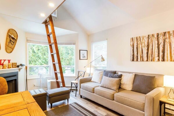 TV, fireplace, streaming services, offices