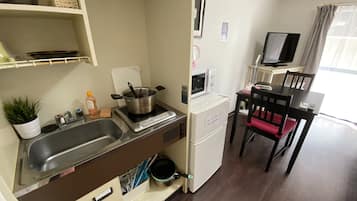 1 bedroom, desk, blackout curtains, iron/ironing board