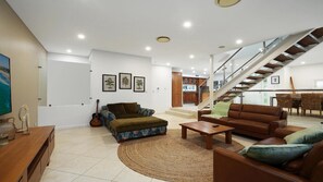 TV - BEACHY AT COPA | Pet friendly, WIFI, Walk to beach | Accom Holidays (AVOCA BEACH)